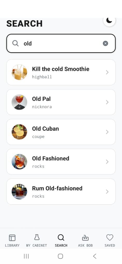 Search for old, with exact names and the nearest misspellings.